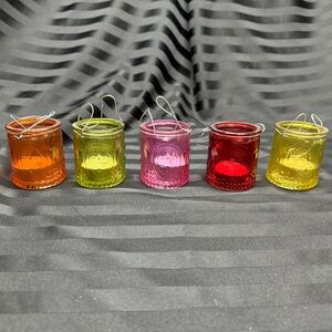 Votives  Werner Voss Gmbh….green, purple, orange, red, light yellow
